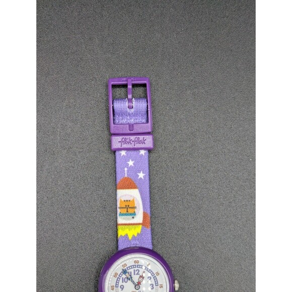 Flik-Flak Swatch Kids Flik & Flyer FBNP107 Purple Watch Giraffe Flying Rocket - Picture 3 of 6
